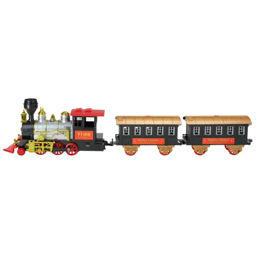 17-Piece Battery Operated Lighted & Animated Classics Train Set with Sound Trains