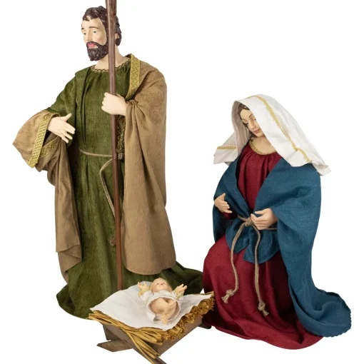 3-Piece Holy Family Nativity Christmas Figurine Set - 36" Nativity