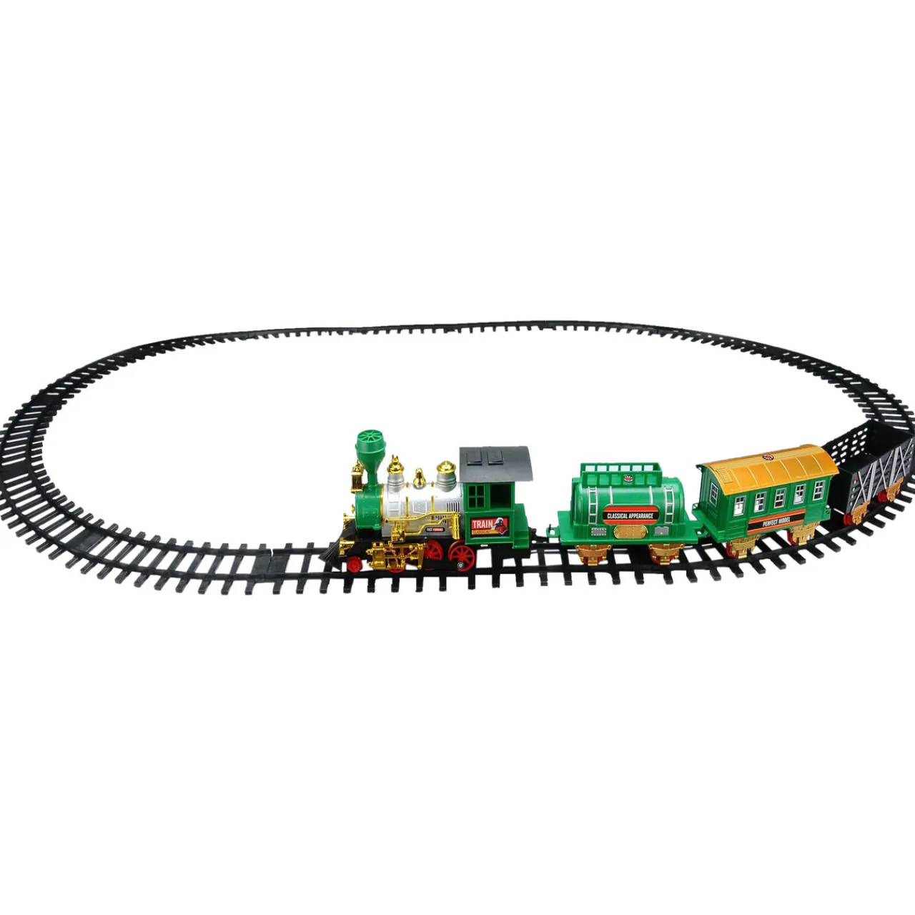 Best 20-Piece Lighted and Animated Classic Christmas Train Set with Sound Trains