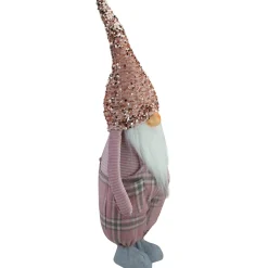 Clearance Plaid Christmas Gnome with Sequin Hat - 24