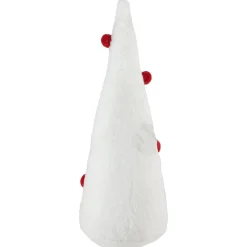 Best Plush Christmas Cone Tree with Pompom Ornaments - 11