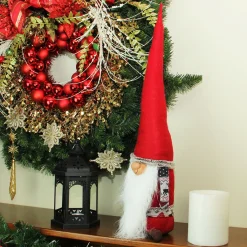 Clearance Plush Nordic Santa Christmas Gnome Figure - 25.5