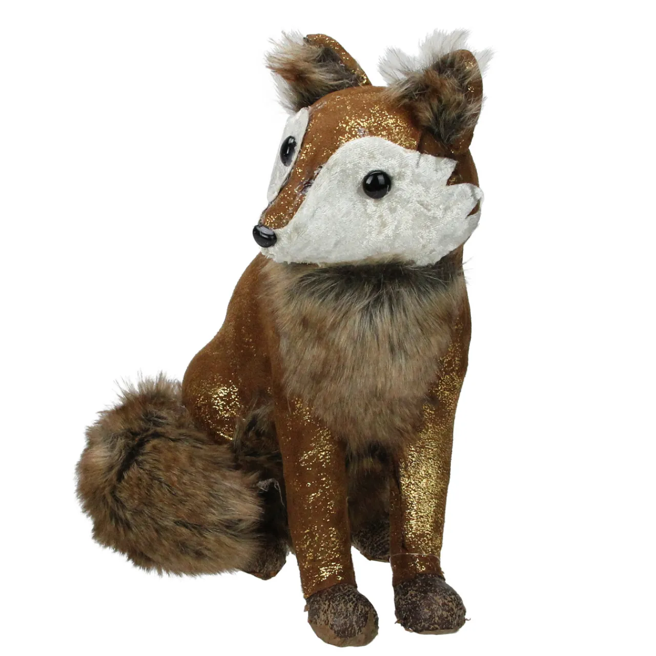 Discount Plush Sitting Fox Figure Animal Decoration - 10.25" Animals