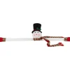 Clearance Plush Snowman Hugging Christmas Tree Topper - 45" - Unlit Stars