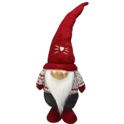 Clearance Plush Standing Nordic Christmas Gnome - 11" Gnomes