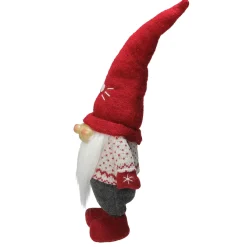 Clearance Plush Standing Nordic Christmas Gnome - 11" Gnomes
