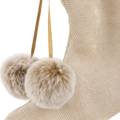 Discount Plush Stockings Christmas Ornaments - 7.5
