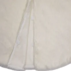 Best Polar Bear Faux Fur Christmas Tree Skirt - 48