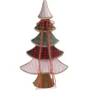 Online Polka Dot and Plaid Christmas Tree with Ribbon Bow Decoration - 31.5" Trees