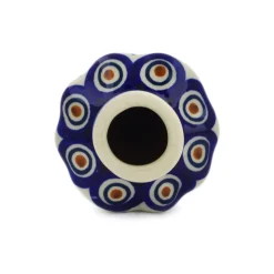 Best Polmedia Polish Pottery Christmas Tree Figurine 5" Peacock Collectibles