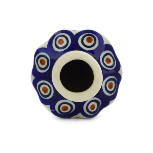 Best Polmedia Polish Pottery Christmas Tree Figurine 5" Peacock Collectibles