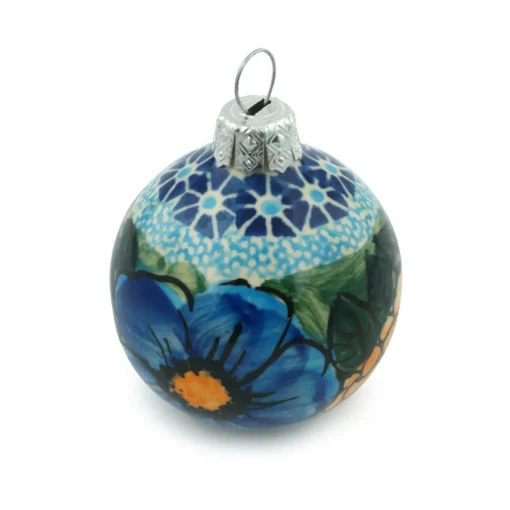 Hot Christmas Ball Ornament 3" Corn In The Blue Collectibles