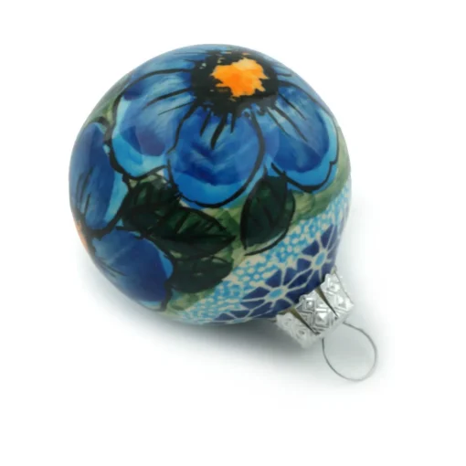 Hot Christmas Ball Ornament 3" Corn In The Blue Collectibles