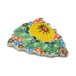Clearance Polmedia Polish Pottery Christmas Tree Pendant 3" Enchanted Spring Collectibles