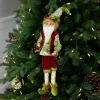 Outlet Poseable Whimsical Elf Christmas Figurine - 18" Elves & Fairies