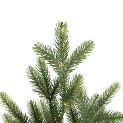 Hot Pre-Lit Artificial Pine Christmas Tree with Basket Base - 20