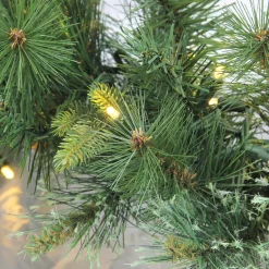 Pre-Lit Ashcroft Cashmere Pine Commercial Christmas Garland - 50' x 14" - Clear LED Lights Commercial