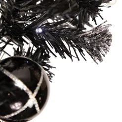 Online Pre-Lit Battery Operated Black Pine Artificial Christmas Garland - 9' x 6
