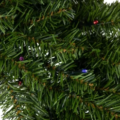 Discount Pre-Lit Battery Operated Canadian Pine Christmas Wreath - 30