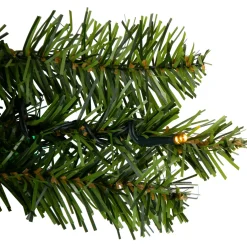 Discount Pre-Lit Battery Operated Canadian Pine Christmas Wreath - 30