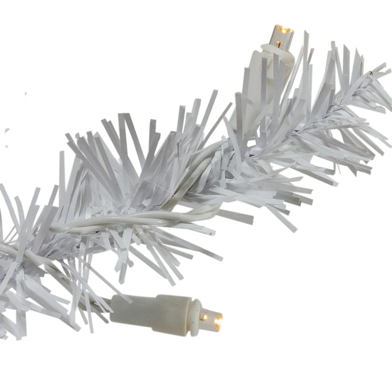 Hot Pre-Lit Battery Operated White Pine Christmas Wreath - 24" - LED Candlelight Lights Pre Lit