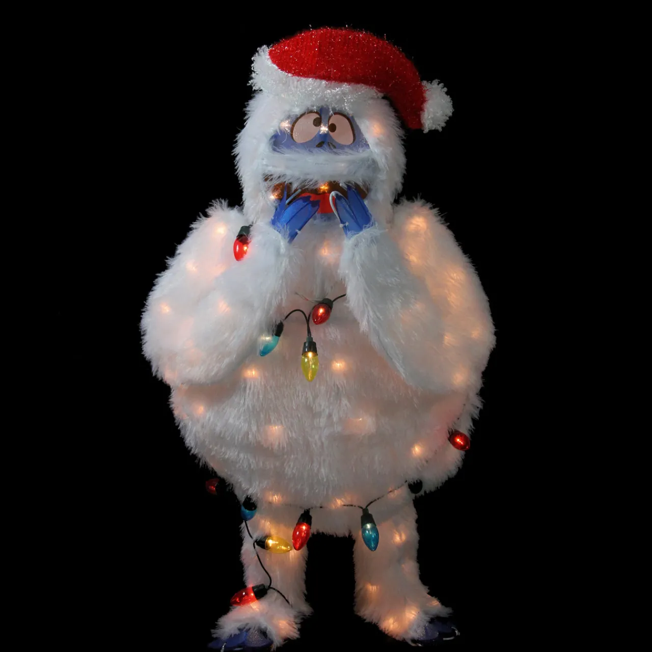 Online Pre-Lit Bumble Christmas Outdoor Decoration - 49" - Multi Lights Licensed