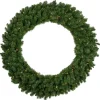 Hot Pre-Lit Canadian Pine Artificial Christmas Wreath - 48" - Clear Lights Pre Lit