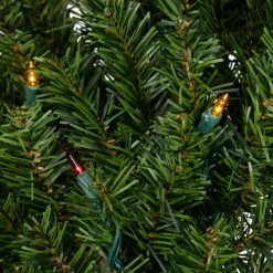 Clearance Pre-Lit Canadian Pine Artificial Christmas Wreath - 30