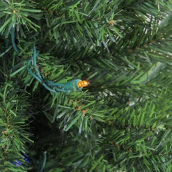 Hot Pre-Lit Canadian Pine Artificial Christmas Tree - 18" - LED Multicolor Lights Pre-Lit