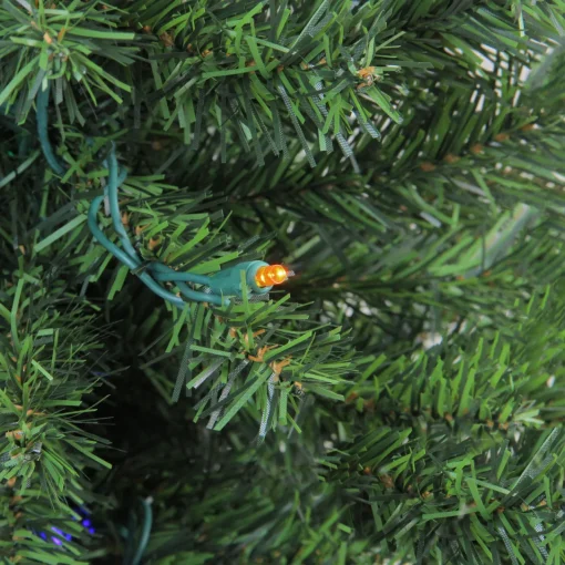 Hot Pre-Lit Canadian Pine Artificial Christmas Tree - 18" - LED Multicolor Lights Pre-Lit