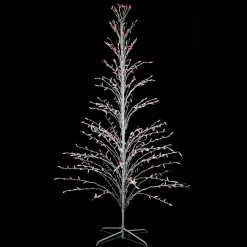 Online Pre-Lit Cascade Twig Tree Outdoor Christmas Decoration - 4' - Multicolor Lights Trees