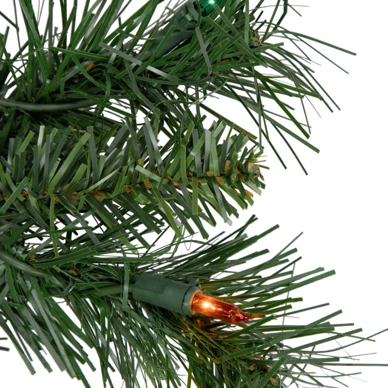 Sale Pre-lit Chatham Pine Artificial Christmas Wreath, 24-Inch, Multi-Color Lights Pre Lit