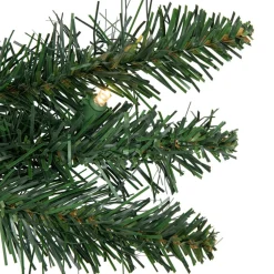 Outlet Pre-Lit Commercial Buffalo Fir Christmas Garland - 50' x 12" - Warm White LED Lights Commercial