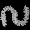 New Pre-Lit Crystal Spruce Artificial Christmas Garland - 9' x 12" - Clear AlwaysLit Lights Colorful