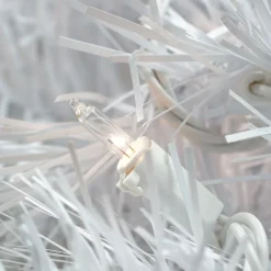 New Pre-Lit Crystal Spruce Artificial Christmas Garland - 9' x 12