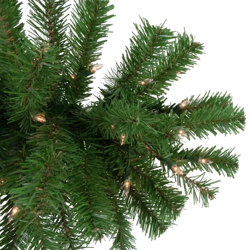 Outlet Pre-Lit Dorchester Pine Artificial Christmas Swag - 28" - Clear Lights Pre-Lit Swaga