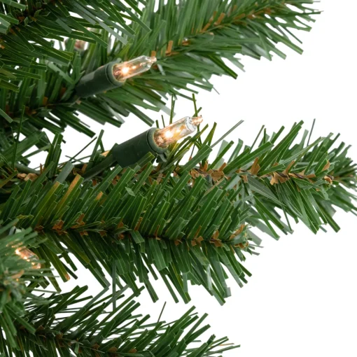 Outlet Pre-Lit Dorchester Pine Artificial Christmas Swag - 28" - Clear Lights Pre-Lit Swaga