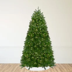 New Pre-Lit Full Northern Pine Artificial Commercial Christmas Tree - 14' - Clear Lights Commercial