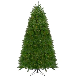 New Pre-Lit Full Northern Pine Artificial Commercial Christmas Tree - 14' - Clear Lights Commercial