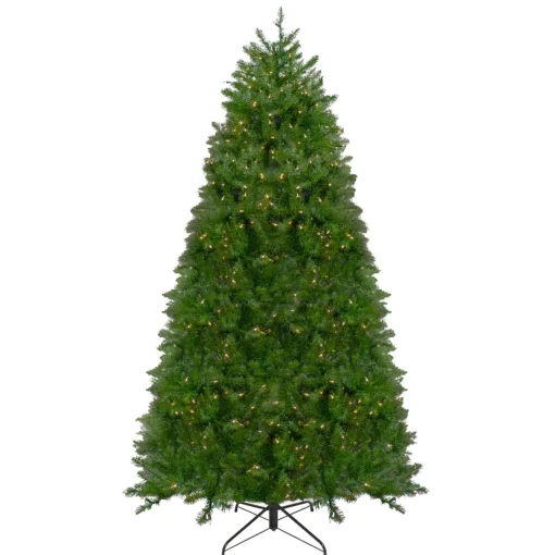 New Pre-Lit Full Northern Pine Artificial Commercial Christmas Tree - 14' - Clear Lights Commercial