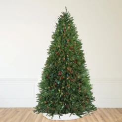 Pre-Lit Full Northern Pine Commercial Artificial Christmas Tree - 14' - Multi-Color Lights Pre-Lit