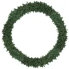 Clearance Pre-Lit High Sierra Pine Commercial Artificial Christmas Wreath - 8' - Warm White Lights Commercial