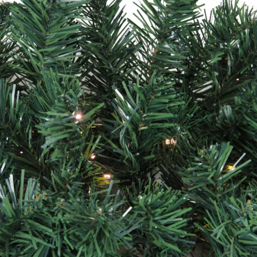 Clearance Pre-Lit High Sierra Pine Commercial Artificial Christmas Wreath - 8' - Warm White Lights Commercial
