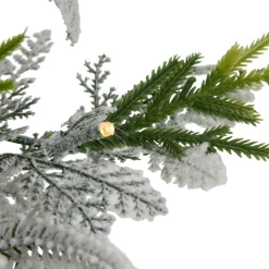 Sale Pre-Lit LED Frosted Mixed Pine with Cardinals Potted Christmas Tree - 2' - Warm White Lights Potted