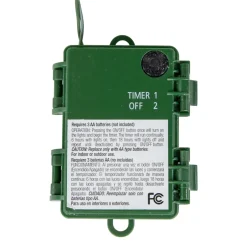 Pre-Lit LED Mixed Pine Potted Christmas Tree with Berries and Cardinals - 2' - Warm White Lights Potted