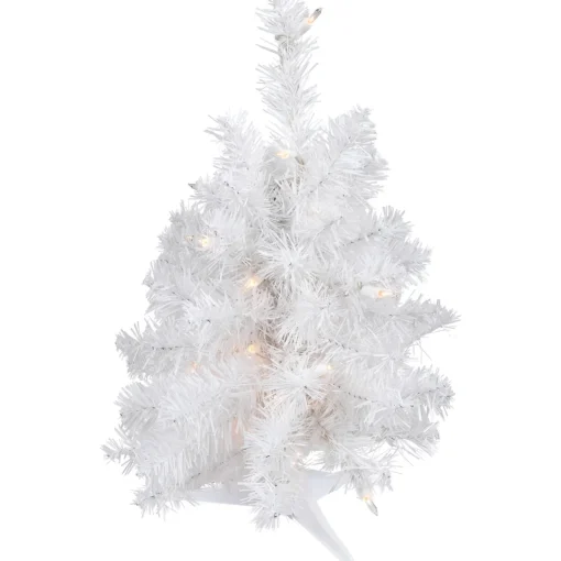 Online Pre-Lit Medium Artificial Christmas Tree - 18" - Clear Lights Pre-Lit