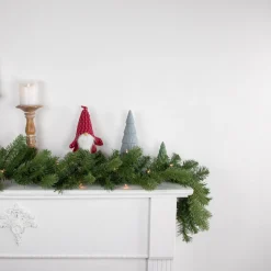 Discount Pre-Lit Noble Fir Artificial Christmas Garland - 9' x 10