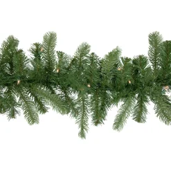 Discount Pre-Lit Noble Fir Artificial Christmas Garland - 9' x 10