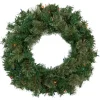 Discount Pre-Lit Oregon Cashmere Pine Artificial Christmas Wreath, 24-Inch, Multi Lights Pre Lit