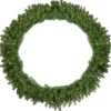 Online Pre-Lit Rockwood Pine Artificial Christmas Wreath, 48-Inch, Clear Lights Pre Lit